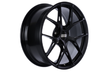 BBS FI-R 20-inch matte black wheel set for 911 Turbo 991 model, featuring lightweight alloy wheels with a sleek, modern design.