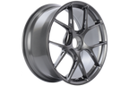 BBS FI-R 991.2 Turbo S 20-inch centerlock wheel set in diamond silver for 911 Turbo and Turbo S models.