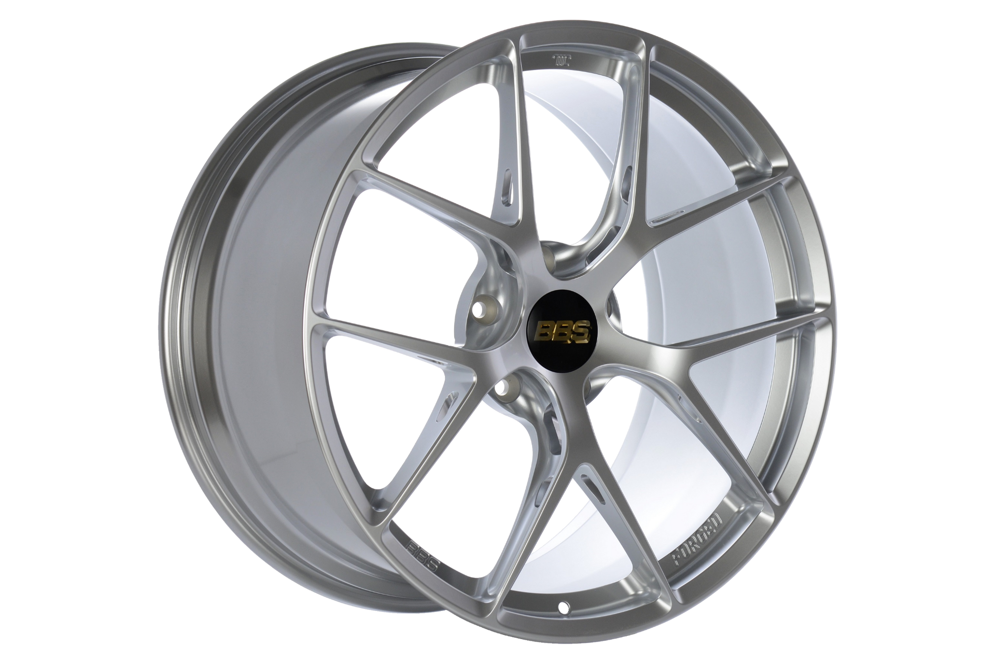 BBS FI-R Porsche 911 Carrera (992) 20 and 21-inch diamond silver alloy wheel set displayed from a side angle.