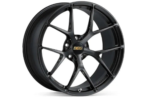 Matte black BBS FI-R 20" and 21" wheel set for Porsche 911 Carrera (992) with multi-spoke design and high-performance alloy wheels.