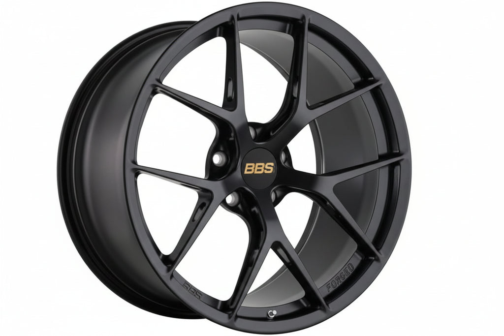 BBS G90 G99 M5 FI-R 21-inch forged wheel set in satin black for BMW G90 G99 M5, with a sleek, modern design.