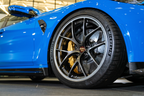 BBS G8X M2/M3/M4 RI-D 20-inch diamond black alloy wheel set installed on a vehicle.