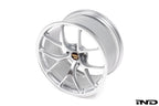 BBS G8X M2 M3 M4 RI-D 20-inch diamond silver wheel set showing alloy wheels on a white background