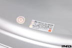BBS G8X M2, M3, M4 RI-D 20-inch wheel set in diamond silver finish on white background