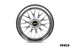 BBS G8X M2/M3/M4 RT-88 20-inch silver wheel set showing close-up of rims and center cap design.