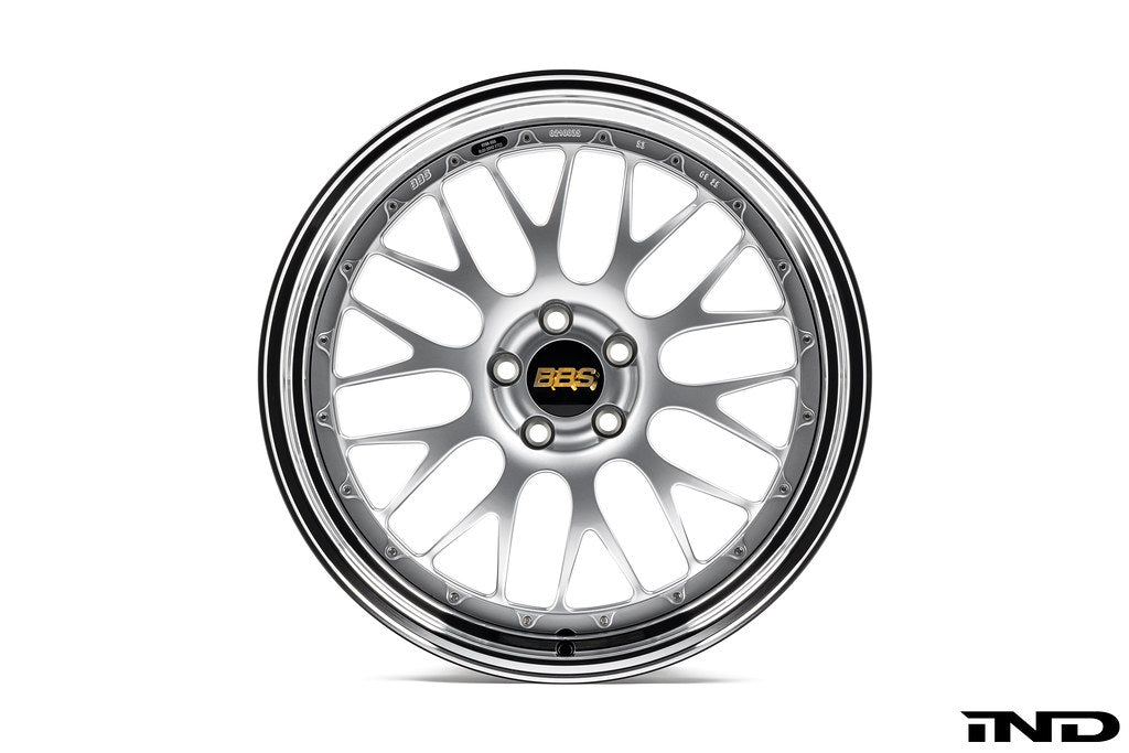 BBS G8X M2/M3/M4 RT-88 20-inch silver wheel set showing close-up of rims and center cap design.