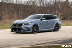 BBS G90 G99 M5 FI-R 21-inch alloy wheel set installed on a vehicle, showcasing sleek, sporty wheel design and finish.
