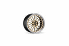 BBS 991 Carrera LM 20-inch diamond gold wheel set for C2, C2S, C4, and C4S Porsche models, featuring diamond cut finish