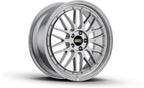 Set of two BBS 991 Turbo LM 20-inch silver diamond wheels for cars, showcasing sleek alloy wheel design.