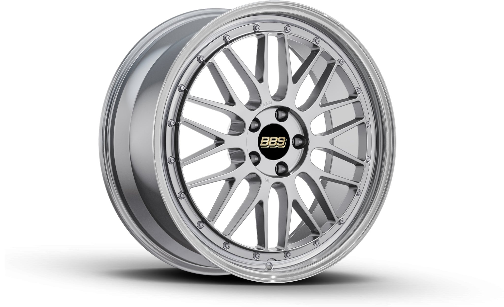 Set of two BBS 991 Turbo LM 20-inch silver diamond wheels for cars, showcasing sleek alloy wheel design.