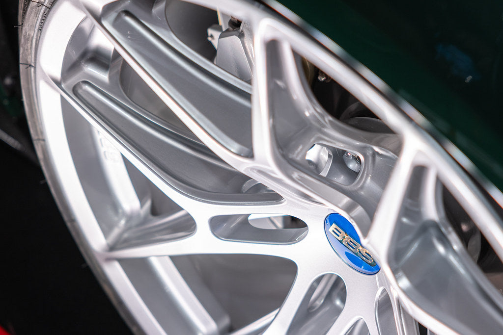 BBS G8X M2/M3/M4 MAG-R 20-inch silver magnesium wheels installed on a BMW G80 M3, showcasing forged design and sleek finish.