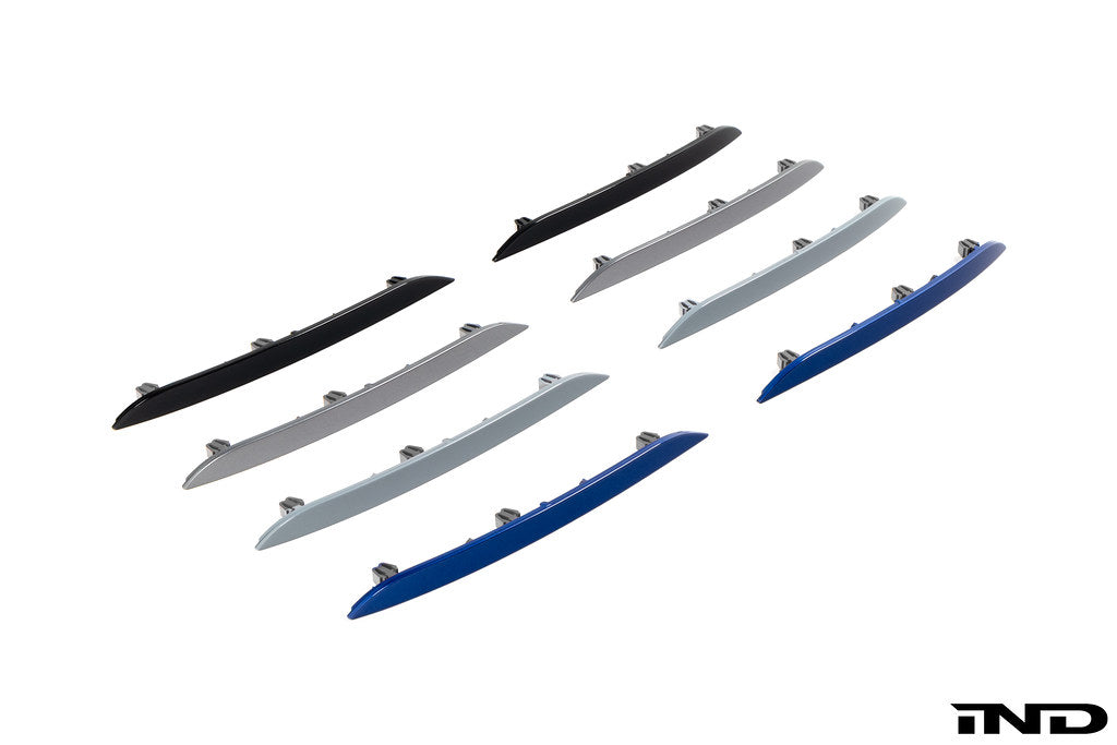 BMW G22 G23 M Sport painted rear reflector set from IND, exterior car accessories, shown on a white background.