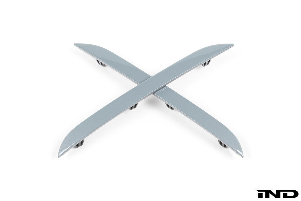 BMW G22 G23 4-Series painted rear reflectors set by IND, exterior car accessories, white background showing reflective details.