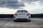 BMW G87 M2 CS exterior with carbon rear diffuser installed, showcasing sleek aerodynamic design and high-quality carbon fiber.