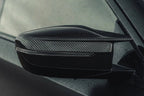 TREVORA G8X G42 G2X M-Sport carbon fiber wing mirror covers for BMW M3 G80, M4 G82, M2 G87, and G20 exterior accessories