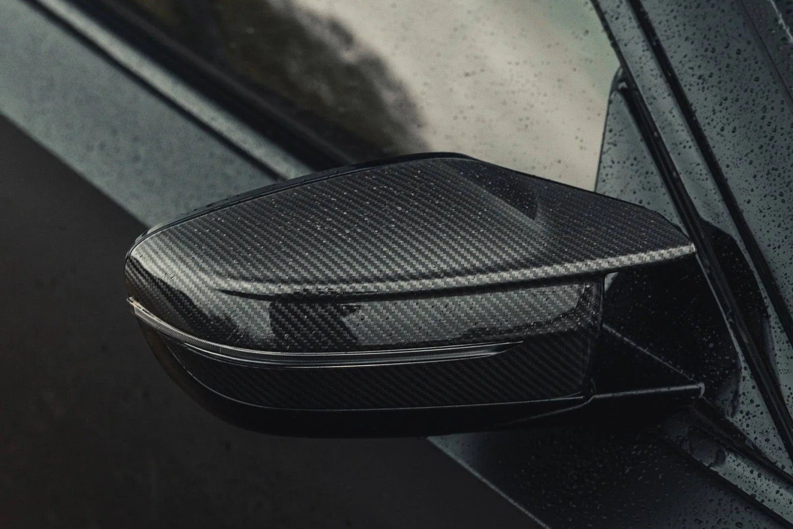 TREVORA G8X G42 G2X M-Sport carbon fiber wing mirror covers for BMW G80 G82 G87 M models, exterior automotive accessories