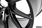 BMW Motorsport G87 M2 racing wheels, 18x10 black alloy wheels with a sleek finish, displayed on a white background.