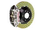 Brembo GT-R rear big brake kit for BMW F85 X5M and F86 X6M, 380mm drilled rotors with red calipers on a white background