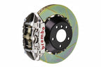 Brembo GT-R rear big brake kit for BMW F85 X5M and F86 X6M, 380mm drilled rotors with silver calipers on a white background