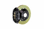 Brembo F85 X5M / F86 X6M GT rear big brake kit with 380mm drilled white 2-piece brake rotors and calipers for high-performance braking.