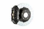 Brembo F85 X5M / F86 X6M GT rear big brake kit with 380mm slotted white 2-piece brake rotors, high-performance brakes for SUVs.
