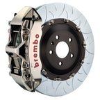 Brembo F8X M2/M3/M4 GT-R big brake kit with 405x34mm 2-piece slotted front brake rotors and 6-piston caliper.