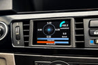 CANchecked E9X M3 3-Series multi-function display installed inside a BMW E92 M3 interior, 2.8-inch Gen2 LHD dashboard upgrade