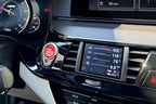 CANchecked F90 M5 G30 5-Series interior multi-function display installed, showing a 3.2-inch Gen2 screen in a BMW F90 M5.