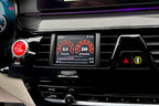 CANchecked F90 M5 G30 5-Series interior multi-function display, 3.2-inch Gen2 screen installed in BMW LHD model.