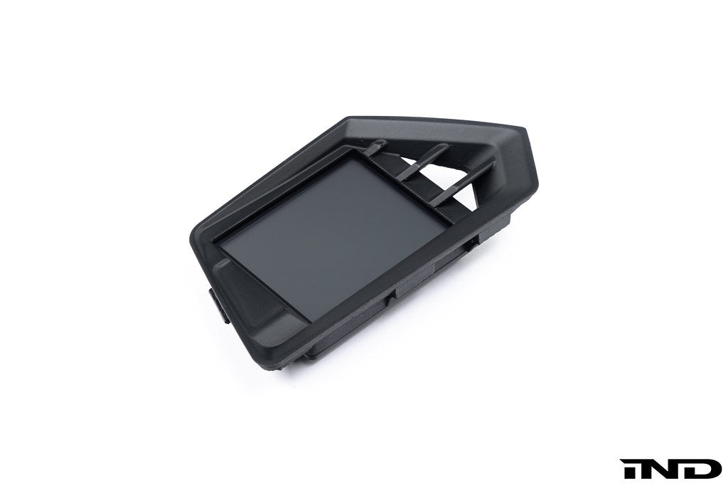 CANchecked G8X M2/M3/M4 interior multifunction display, 3.2-inch Gen2 LCD screen for BMW G-series vehicles on white background.