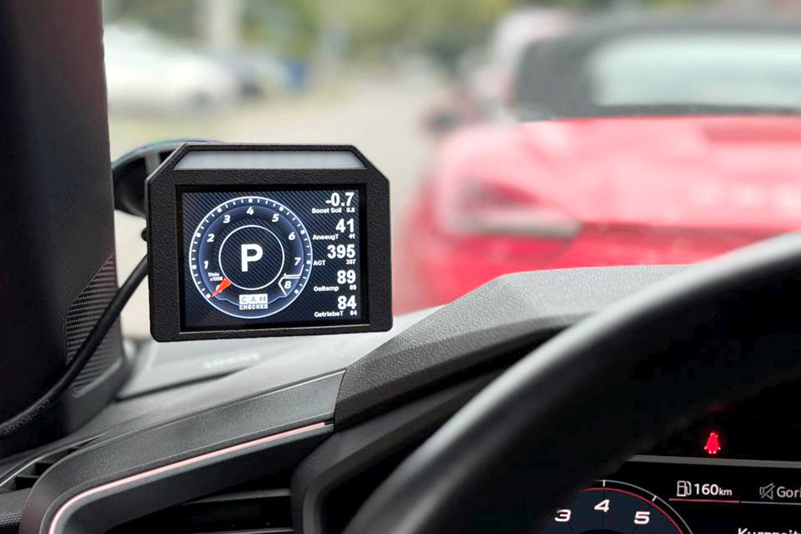 CANchecked MFD32 or MFD32S can now be positioned variably within the vehicle to suit you setup
