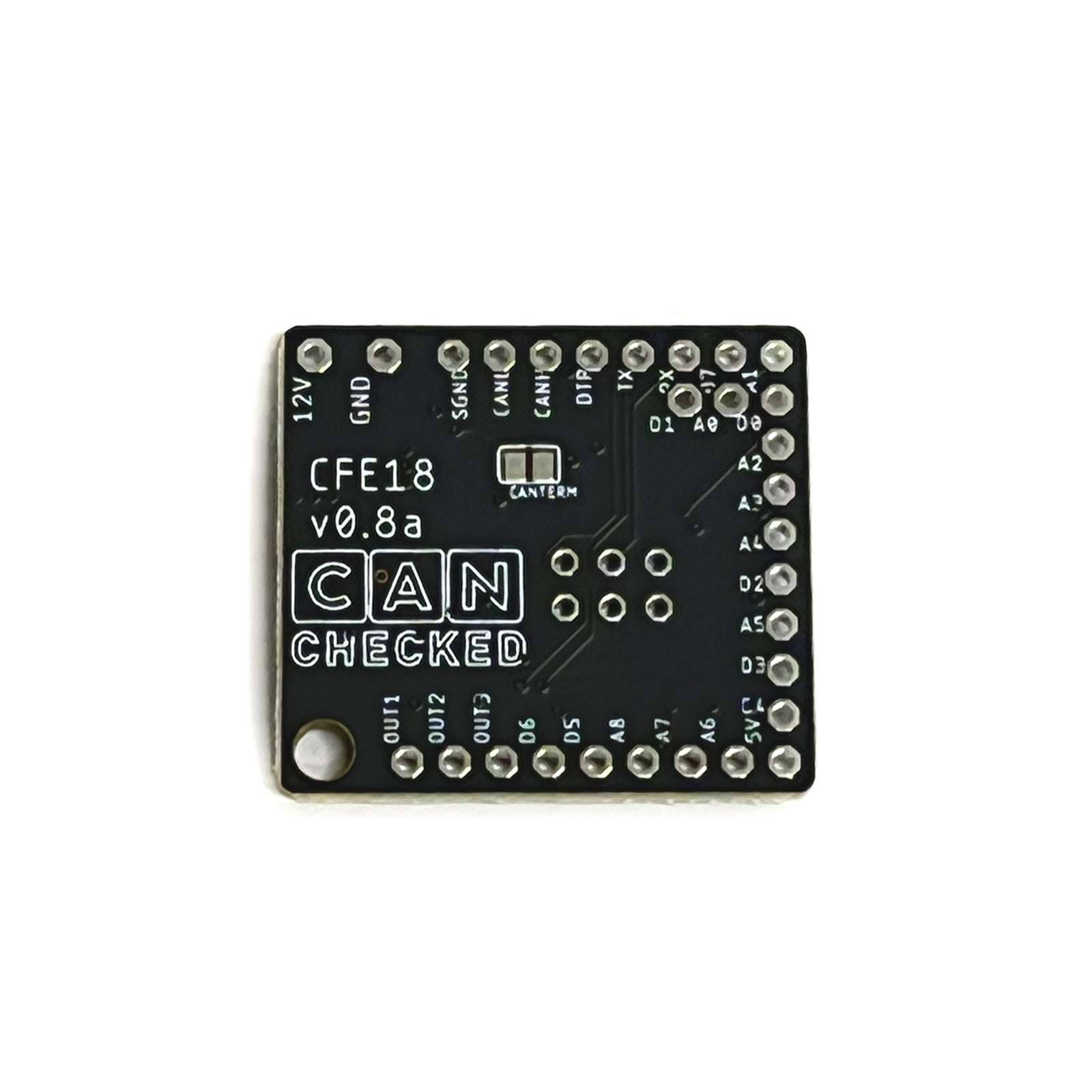 Module that provides 17 inputs: 8 for switches on a white background