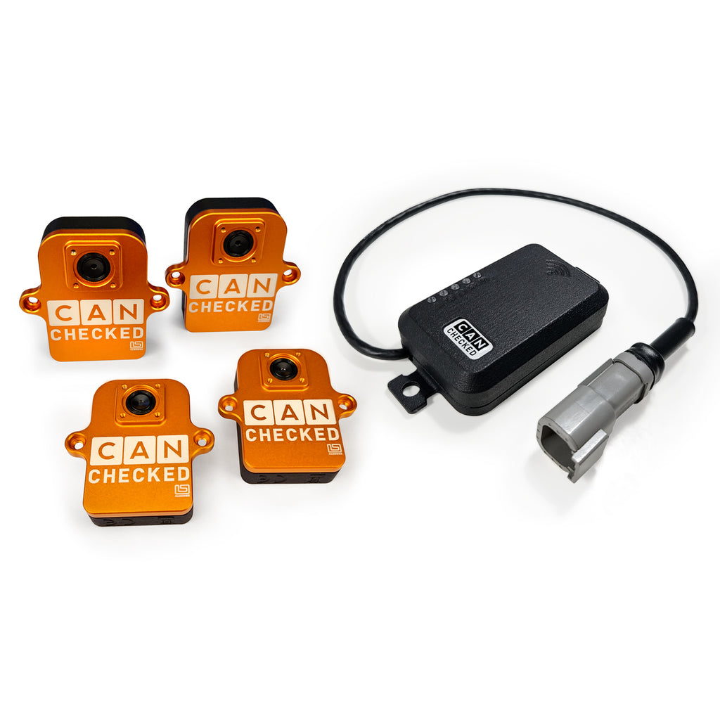 CANchecked Brake Temperature Monitor Wireless kit product photo on white background
