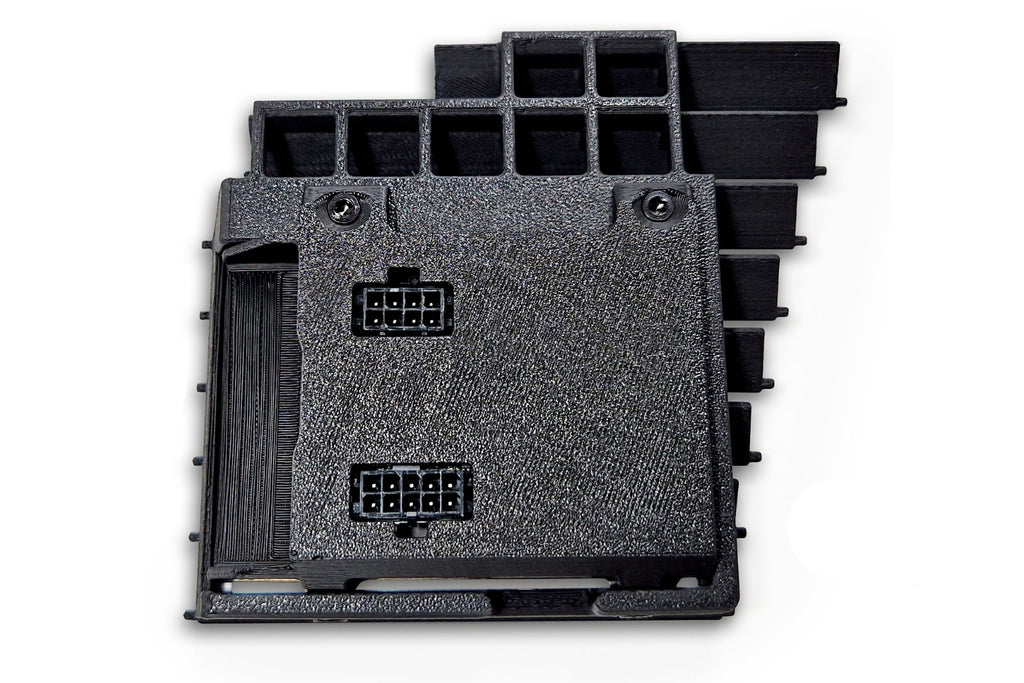 The vehicle-specific CANchecked MFD32 Gen2 for your Audi R8 MK1 preFL backside product photo on white background
