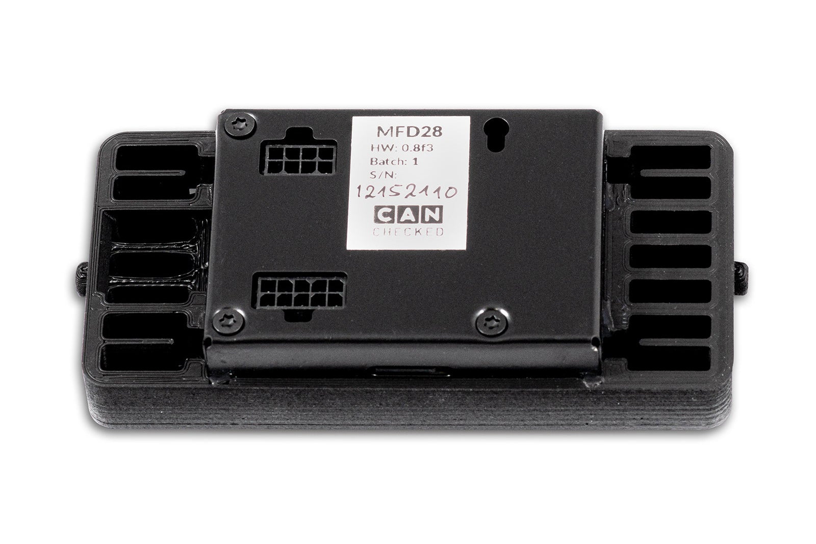 The vehicle-specific CANchecked MFD28 Gen2 for your VW Golf MK4 (Typ 1J) vFL product photo on white background
