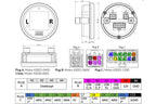 CANchecked MFD15 1.5-inch Gen2 multi-function universal display with wiring diagram for interior vehicle installation