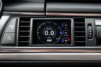 CANchecked 3.2" Gen2 Multi Function Display installed in Audi C7 S6, A6, S7, A7 interior dashboard, LHD model.