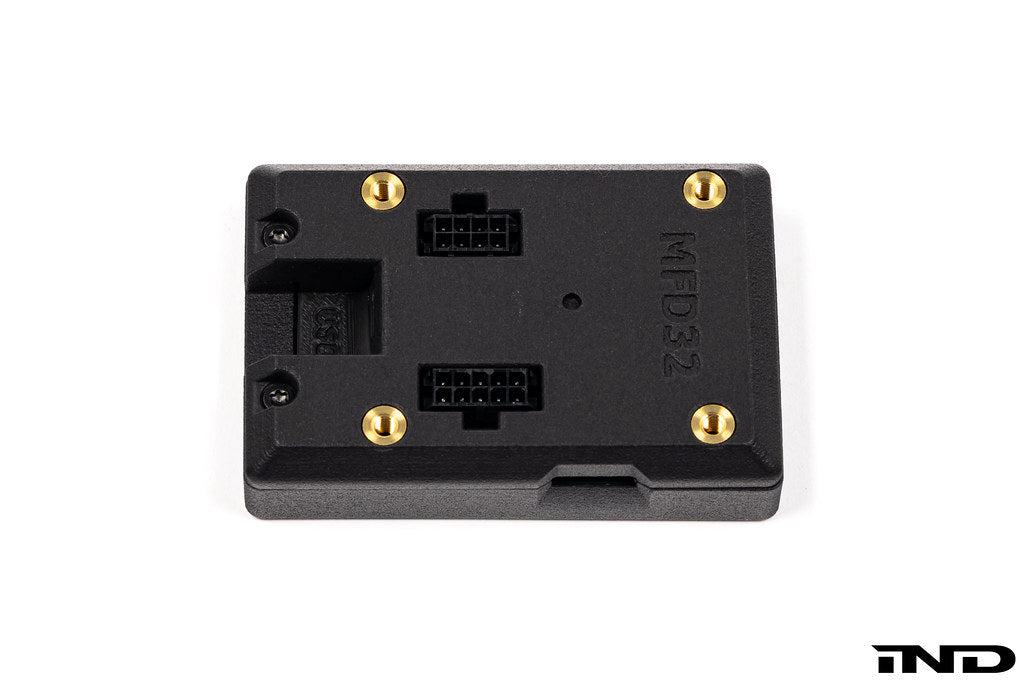 CANchecked MFD32 3.2-inch multi-function universal display for interior use, showing digital readouts on a white background.