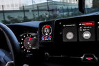 CANchecked A90 MK5 GR Supra 3.2-inch Gen2 multi-function interior display installed in the vehicle dashboard.