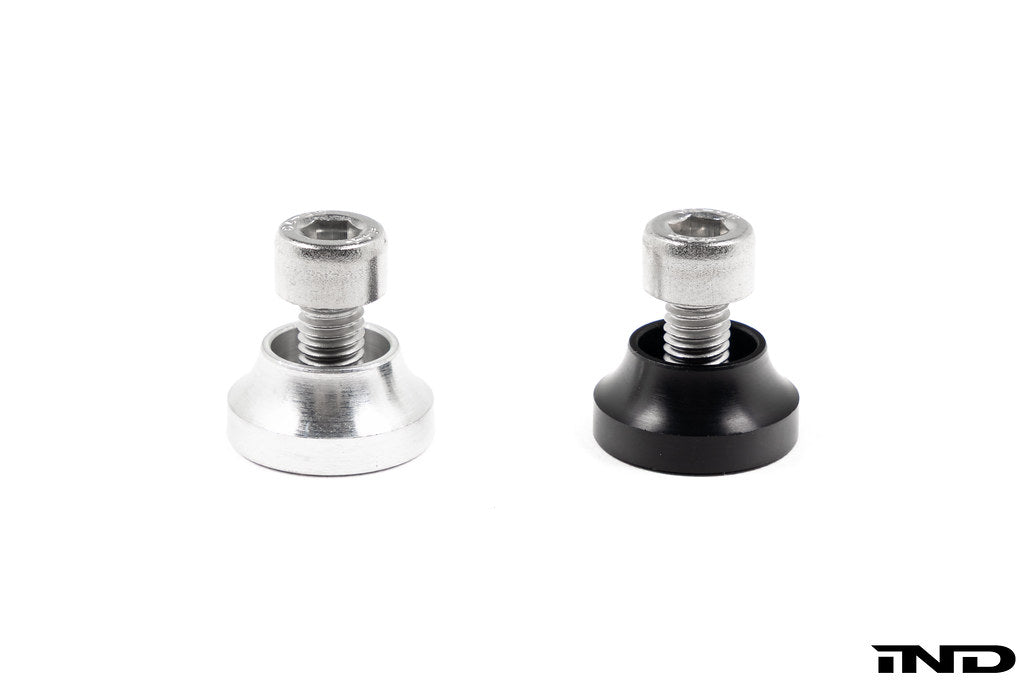 Downstar BMW License Plate Dress Up Hardware kit with decorative fasteners displayed on a white background.