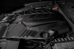 Eventuri 4.0TFSI Twin Turbo V8 black carbon intake system with performance design for 2019-2024 Audi models.