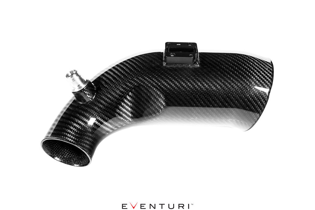 Eventuri carbon intake system for Toyota A90 Supra and BMW G29 Z4 M40i B58 on white background
