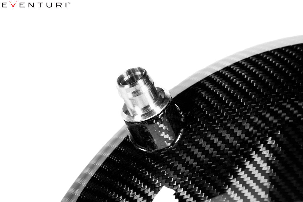 Eventuri carbon intake system for Toyota A90 Supra and BMW G29 Z4 M40i B58 on white background