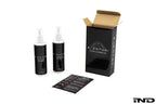Eventuri performance air filter cleaning kit with white background, includes cleaning solutions and tools for maintaining air filters.