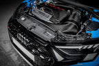 Eventuri black carbon intake system installed on Audi 8Y RS3 engine bay