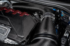 Eventuri black carbon intake system installed on Audi 8Y RS3 engine bay