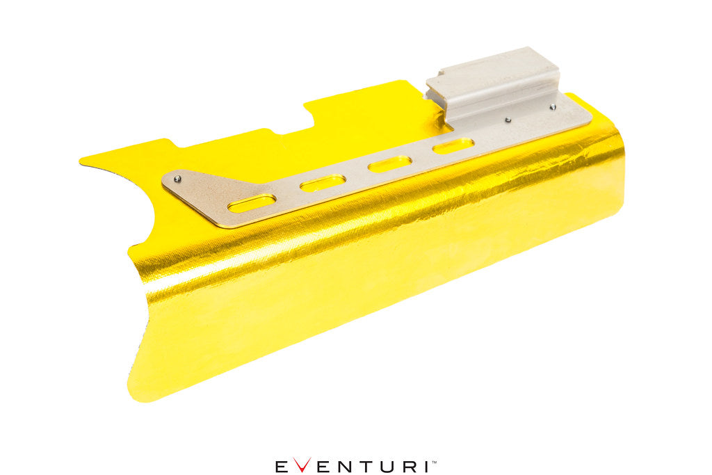 Eventuri Audi 8Y RS3 black carbon intake system on white background