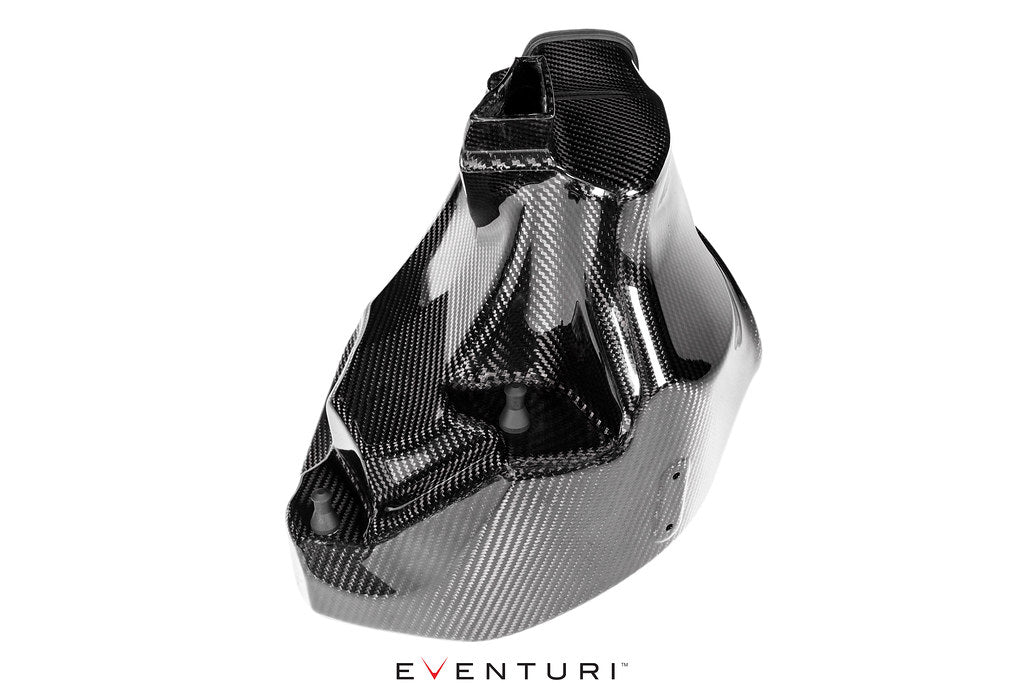 Eventuri carbon intake system for BMW B58 G20 M340i M440i G42 M240i post November 2018 on white background