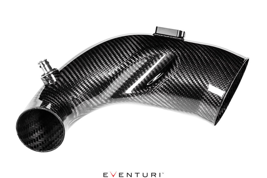 Eventuri carbon intake system for BMW B58 G20 M340i M440i G42 M240i post November 2018 on white background