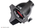 Eventuri carbon fiber intake system for BMW E46 M3 on a white background